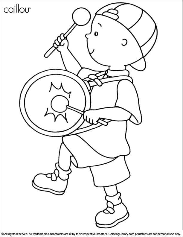 Coloriage Caillou #14997 à imprimer