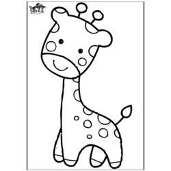 Coloriage et dessin Girafe à imprimer