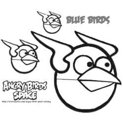 Coloriage et dessin Angry Birds à imprimer