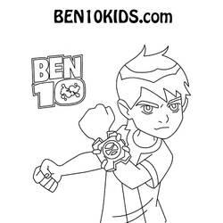 Coloriage et dessin Ben 10 à imprimer