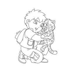 Coloriage et dessin Go Diego! à imprimer